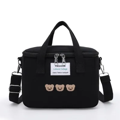 Tas Bayi Multifungsi Diaper Cooler Bag Stroller Korea Korean Tas Asi Bear Beruang Lucu Botol Susu Perlengkapan Bayi Kado Lahiran Gift