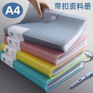 Folder Transparent Insert Storage Bag Large Capacity For Office School Organizer Case Stationery