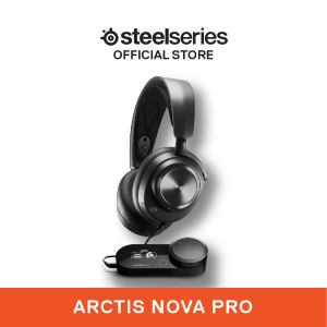 SteelSeries Arctis Nova Pro Wired Gaming Headset with Hi-Res Certified GameDac Gen 2 Spatial Surround Headphone 61527