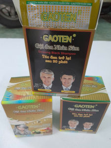 Phủ bạc (10gói) Gội nhuộm phủ bạc là Đen Yicaoten Fast Hair Color Shampoo  Thai Lan