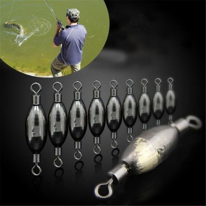 YEUFUNY ทนทาน ถ่วงน้ำหนัก ตะกั่ว Sinker หมุนได้ Sinkers ตัวเชื่อมต่อ ...