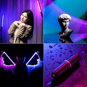Ulanzi VL119 Handheld RGB Colorful Stick Light 19.68 inch Handheld LED Light Wand CRI 95+ 2500K-9000K Photography Studio Lamp for Photography
