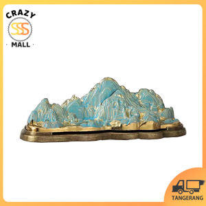 Tempat Dupa Logam Artistik Ornamen Rumah Gaya Cina Baru 10.5cm Cocok Untuk Meja Kopi Altar Hadiah Spiritual Unik