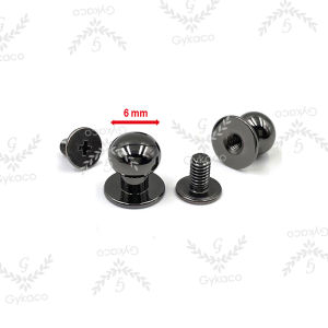 Aksesoris Tas Kancing Pion / Baut Pentol - 6 mm // Aksesoris Tas Murah Kancing Pion - Aksesoris Tas