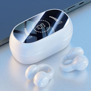 M47 Ear Clip Bluetooth Earphones Tws 5.3 Noise Reduction Bone Conduction Bass Sports Headphones Pigfly