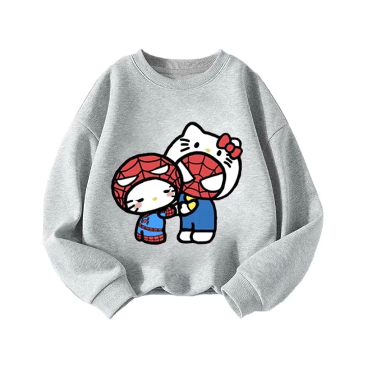 Áo Sweater Cổ Tròn Dành Cho Bé Yêu, Chất Nỉ Cotton Mềm Mịn, Hình Hello ...