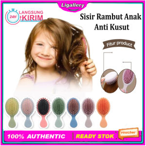 [1 Pcs] Sisir Rambut Anak Dewasa Anti Kusut Premium Mini Hair Brush Comb Sisir Pijat Kepala Anti Rontok Peralatan Grooming