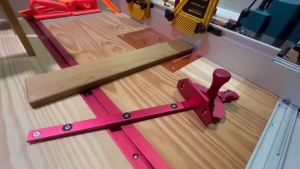Precision Table Saw Miter Gauge System with 27 Angle Stops and 3/4 x 3/8 T-Slotted Miter Bar - T-Track Fence T-Track Flip Stop