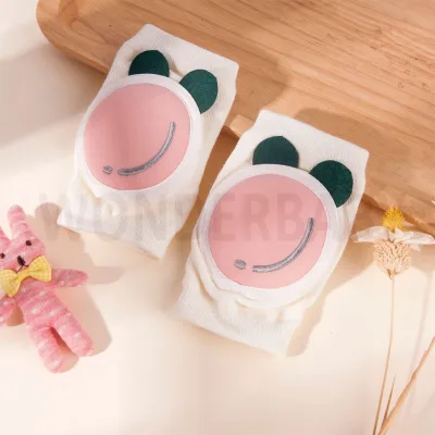 Recommended Korea Baby Knee Pads for Crawling Cute Leg Protector Knee Protector Non-slip Elbow Pads Cotton Protector Cap