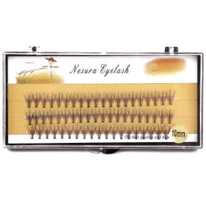 [Dorisna] 60ชิ้น/กล่องขนตาแต่ละตัว10D ขนตาปลอมกระตุ้นจากรัสเซีย