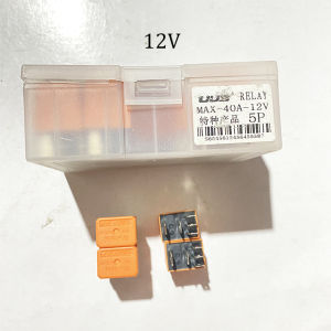 Hộp 20 Rơ Le điều hòa 5 Chân 12V 40A hoặc 24V 40A Màu Cam