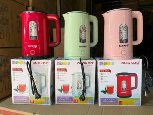 Ấm Đun Nước Siêu Tốc Inox 304 Vỏ Nhựa Cao Cấp - Dung tích 2.5L ấm siêu tốc cuckoo 2.5L