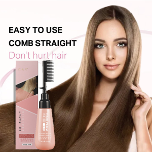 Professional Hair Straightening Cream: Easy To Use Anti-damage Shiny Smooth Hair Straightening Nourishing Moisturizing Treatment Hair Straighten 180ml