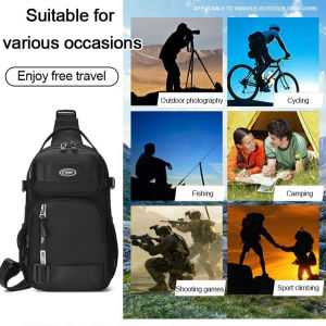 🔥 Chest Bag / Chest Pack / Backpack Adjustable Fashionable Lightweight Wrinkle-resistant Water Resistant Durable Multi-Compartment Wide Opening - Outdoor Large Capacity Chest Bag