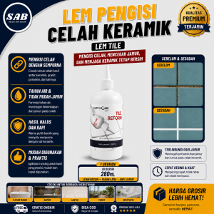 Lem Instan Pelapis Celah Ubin Krim Nat Pengisi Celah Sela-Sela Keramik Anti Air Jamur