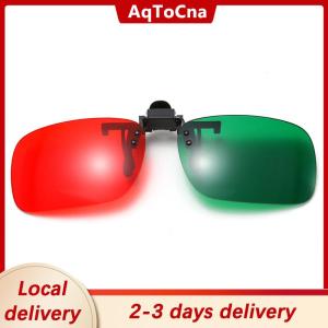 [COD] AqToCna Ship within 24 hours Red Blue Green 3D Glasses Black Frame For Dimensional Anaglyph Movie TV