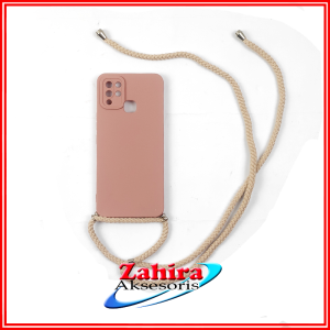 Case Tali Iphone 7 8 Plus 11 12 13 14 Pro X Xr Xs Max Plus Sofcase Candy Macaron Lanyard Nagita