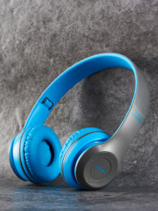 Inmazing P47 Wireless Bluetooth Headphones Headset FM Radio Memory Card AUX Gaming Mobile Handfree Headphone