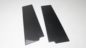 mv1 Carbon Fiber Exterior Car Window Posts B Pillars Panel Cover Trim Accessories For Ford Bronco Raptor Outer Banks 2021-2024 8P2H5