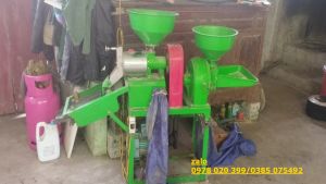 Máy xát gạo nghiền bột TF555 toàn phát máy có lọc sạn tại long an