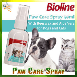 Bioline Paw Care Spray 50ml With Beeswax and Aloe Vera Anti-bacterial & Anti-fungal with Beeswax Moisturize