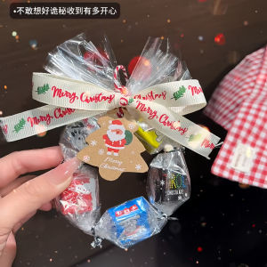 Christmas Candy Color Decorative Wreath DIY Material Christmas Tree Decorative Pendant Handmade DIY Chocolate Wrapping Christmas Gifts for Friends