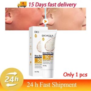 Rice Raw Pulp Sunscreen Full Band UV Sunblock Lasting Waterproof Sweat Proof Non Greasy Multi-function Isolation 40g 40g