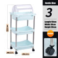 [Ready Stock + local seller]Kitchen storage rack, floor, multi-layer supplies, vegetable basket, household toys, fruit storage rack, snack storage rack. 