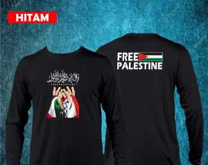Kaos Palestine / Kaos Palestine Terbaru / Kaos Palestine lengan panjang pria wanita / kaos Palestine Berdoa Lengan Panjang pakain pria / Kaos T-shirt Kaos Dalam musim panas Size M-XXL