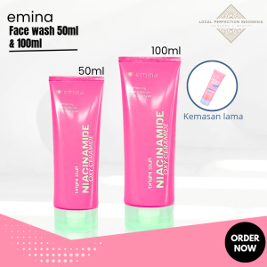 Emina Bright Stuff Facewash Seriously Clean Sabun Muka Cerah Glowing Anti Kusam Mengangkat Kotoran 100gr dan 50gr