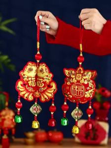 2026 New Year of the Horse New Year Chili Firecrackers Hanging String Decoration Pendant New Year Spring Festival Supplies Hanging Decoration Living Room