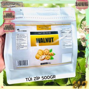 {Làm sữa} Hạt óc chó làm sữa hạt loại 1 không vỏ xuất xứ chile nguyên liệu tốt nhất túi zipper hạt óc chó nhân 500gr