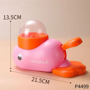 Little Whale Dog Press Leaking Food Toy Pet Puzzle Feeding Toy Slow Food Training Feeder for Cat and Dog