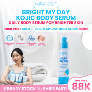 Brighty Bright My Day BMD Kojic Body Serum Golden Standard For Brightening 11x Hydrations Lock Kojic Acid UV filter 4x Hyaluronic Acid Ceramide body serum tanpa whitecast BPOM mencerahkan secara permanen body serum hand body body lotion pemutih badan