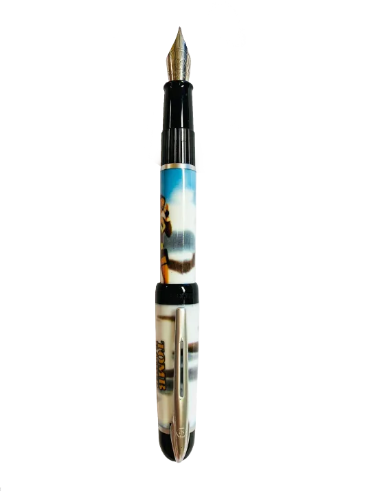 Set Rare Stylos Waterman Lara Croft - Plume Et Bille Jaune/orange/noir - Sans Emballage