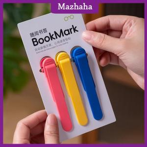 Mazhaha 1 3 6Pcs Thông Minh Bookmark Silicone Cuốn Sách Đánh Dấu Phụ Tùng Cuốn Sách Phụ Kiện Phụ Tùng Cho Đọc Những Người Yêu Thích Đánh Dấu Cho Nam Giới Phụ Nữ
