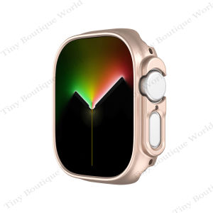 Case สำหรับ Apple Watch Series 8 Pro 49มิลลิเมตรฮาร์ดพีซีฝาครอบป้องกันกลวงกรอบกันชนสำหรับ I Watch Apple Watch Series 8 7 41มิลลิเมตร45มิลลิเมตร