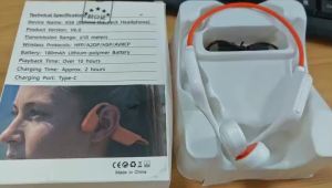 NEW Open-Ear Bone Conduction Bluetooth Headphones with Extra-Long Battery Life Perfect for Running Cycling Swimming Sports2026