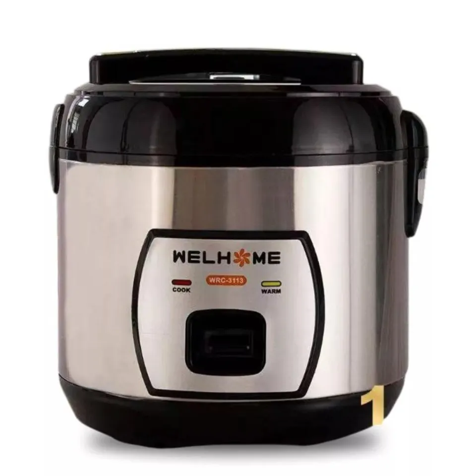 Rice Cooker Penanak Nasi in Stainless Body WRC 3113