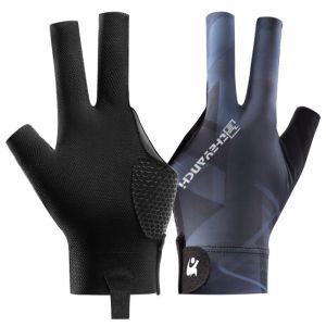 FIGHTINPC Left Hand Billiards Gloves Three Finger Left Hand Three Cut Gloves Sport Gloves Breathable Snooker Glove Billiard Accessories