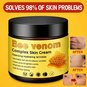 Bee Venom Cream with Bee Venom Complex Treatment Cream for Acne Care Gentle Hydrating Moisturizing Smoothing Cleansing Skin Care