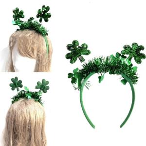 Ailen yêu tinh thời trang bờm tóc màu xanh lá cây tinsel trang điểm cho tóc công cụ tạo kiểu tóc cho đạo cụ chụp ảnh người lớn trẻ em