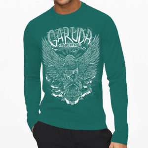 GARUDA | Kaos Lengan Panjang Pria & Wanita | Distro | Sablon | Murah | Produk Lokal | CIAO.ID