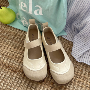 2024 bệt mùa hè mới Giày bệt thời trang Velcro có đế mềm Mary Jane Giày