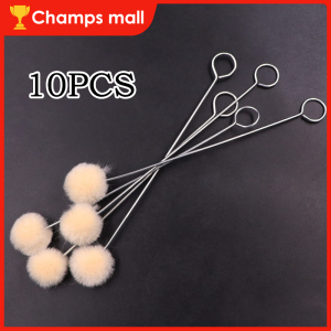 10Pcs Leather Wool Daubers Leather Wool Ball Brush DIY Leather Tools Wool Leather Dye Tool