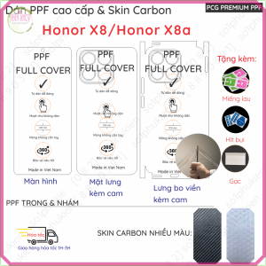 Dán PPF Honor X8 / Honor X8a loại trong nhám dành cho màn hình mặt lưng full viền