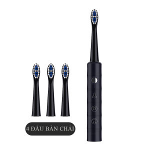 Bàn chải đánh răng điện cao cấp 6 chế độ làm sạch nhanh chống nước tiêu chuẩn sản phẩm bảo vệ sức khỏe răng miệng bảo hành 2 năm lỗi đổi mới trong 7 ngày đầu nhận hàng