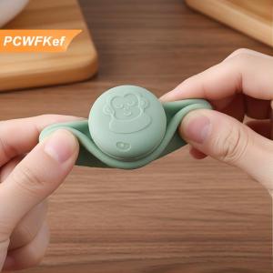 【PCWFKef】 Bền Silicone nồi Pan có nắp đậy 3 cái phổ nhiệt chịu knobs cho đáng tin cậy nhà bếp đồ nấu nướng