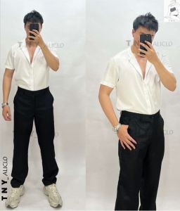Men’s Slacks Pants Plaid Straightleg with Pockets Formal  Casual Office Business Trousers for Men Slacks na Panglalaki Professional Formal Suit Pants DS-09 (29-40)