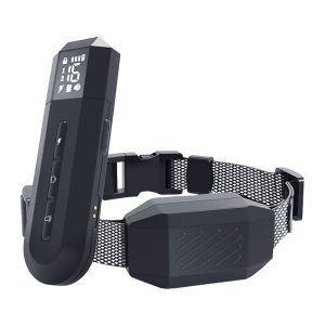 HamshMoc Waterproof Dog Collar Anti-Bark Intelligent Remote Control Pet Collar Electric Stop Barking For Dogs Training